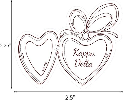 Kappa Delta - Sticker Sheet - Teddy Bears and Sisterhood Love Theme in Saudi Arabia