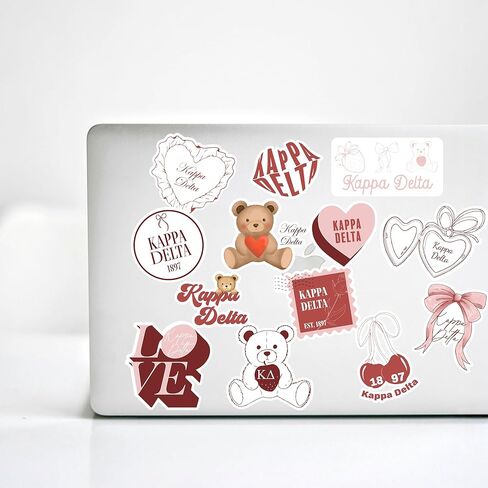 Kappa Delta - Sticker Sheet - Teddy Bears and Sisterhood Love Theme in Saudi Arabia