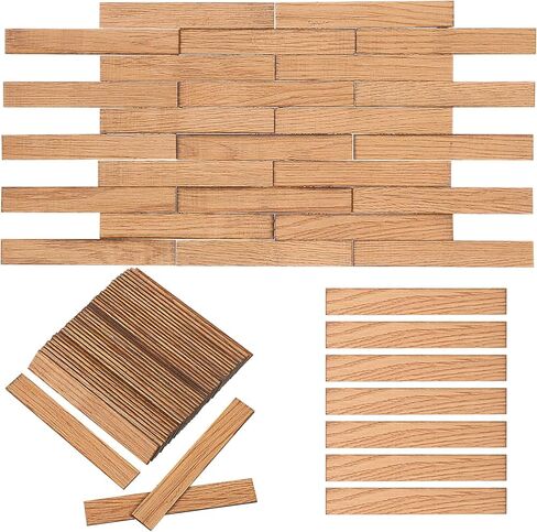 jojofuny Miniature Dollhouse Flooring 40 Pcs Self-Adhesive Simulation Collage Floor Sheets 3.94X0.59In for 1 12 Scale Doll House Accessories DIY Home Decoration in Saudi Arabia