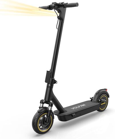 Electric Scooter with Suspension, 500W Motor, 28 Miles Range & 22 MPH Speed, Foldable E Scooter with 10" Solid Tire & Dual Brake, Smart APP, Cruise Control, LED Display in Kuwait