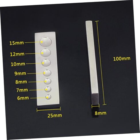 STOBOK Stainless Steel Rivet Setter Tool for Leather with Durable Rivet Installer for Snap Fasteners Studs and Grommets in Saudi Arabia