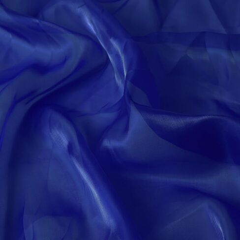 60"W Sheer Organza Fabric Cut by The Yard, Silk Organza Fabric for Celebration, Birthday and Wedding Decorations, Light and Sheer for Bridal Tulle,(White, 1 Yard) in Saudi Arabia