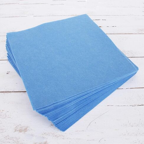 Threadart Premium Felt Sheets - 10 Sheets - 12" x 12" - Red | Soft Wool-Like Feel | 1.2mm Thick Fabric for DIY Crafts, Sewing, Crafting Projects | Compatible with Cricut Maker in Saudi Arabia