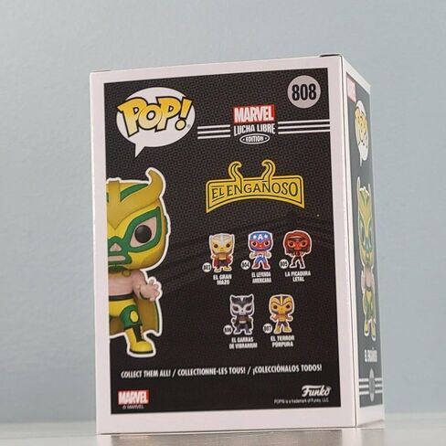 Lucha Libre Marvel Edition El Enganoso Pop! لعبة الفينيل بوبل هيد القابلة للتجميع - حصرية in Saudi Arabia