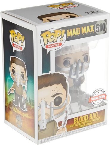 Funko Pop! Movies: Mad Max Fury Road - Blood Bag (Max with Cage Mask Limited Exclusive) #510 in Saudi Arabia