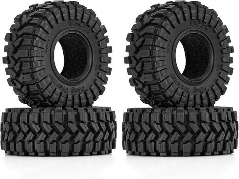 INJORA 39 * 15mm 0.7" HAMROK Tires for 1/30 Axial SCX30 (T7027) in Saudi Arabia