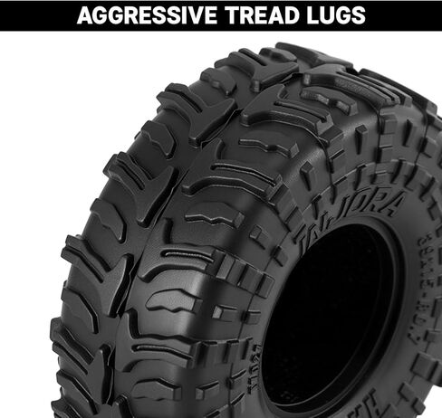 INJORA 39 * 15mm 0.7" HAMROK Tires for 1/30 Axial SCX30 (T7027) in Saudi Arabia