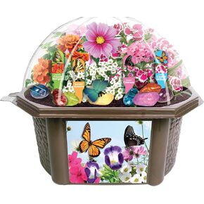 مجموعة أدوات Terrarium المبتدئة من Toys by Nature Biosphere Carnivorous Creatures مع لوازم كاملة لزراعة النباتات آكلة اللحوم! مثالية للنباتات المنزلية الداخلية والشاشات الإبداعية in Saudi Arabia