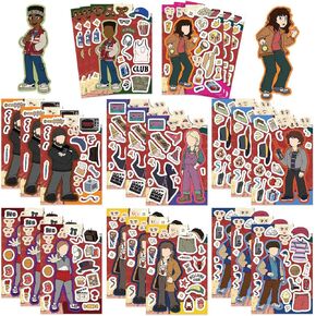 24Pcs Stranger TV Stickers, Movie Theme Charaters DIY Sticker for Activities Gifts, Crafts Goodie, Party Favors, Classroom Teacher Reward (8 Styles) in Kuwait