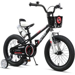 Glerc Rover Kids Bike, 12-18 Inch Boys Bike for 2-9 Years Old Children, Kids Bicycle with Water Bottle & Basket & Training Wheels, Multiple Colors in Saudi Arabia