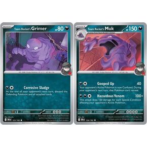 Team Rocket’s Muk 124/182 – المنافسون المقدرون – مجموعة بطاقات بوكيمون in Kuwait