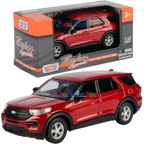 Motormax 2022 Ford Explorer Rapid Red 1/43 Small Size 5 inch Diecast Model 79703 in Saudi Arabia