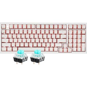 Hexgears E4 Pro Wireless Mechanical Keyboard with Kaihl Switch Bluetooth/2.4G/Wired 99 Keys Full Size Hot-Swappable RGB Backit Rechargeable Battery Gaming Keyboard for Mac Windows in Saudi Arabia