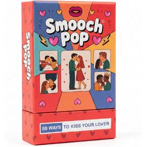 SmoochPop A Playful Couples Kissing Game | 50 Fun & Intimate Ways to Kiss Your Partner | Romantic Date Night Game | for Couples in Saudi Arabia