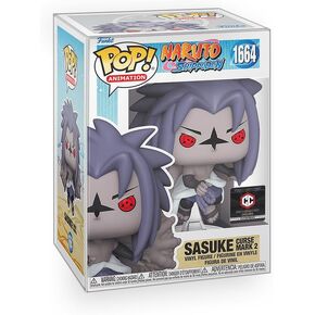 فانكو بوب! الرسوم المتحركة: Naruto Shippuden - Sasuke Uchiha (Curse Mark 2) شخصية حصرية من الفينيل مع واقي صندوق in Kuwait