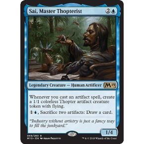 Wizards of the Coast, Sai, Master Thopterist Trading Card, Magic Collectible-Single-Trading-Card, Ungraded, 1 Piece in Saudi Arabia