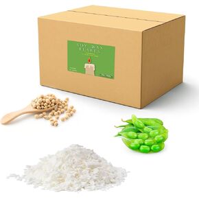10LB Soy Wax for Candle Making – Bulk Natural Wax Flakes for DIY Candles, Smooth & Even Burning, Eco-Friendly, Easy to Melt, Ideal for Scented & Container Candles in Saudi Arabia