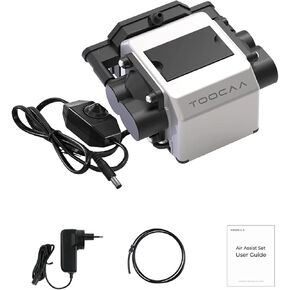TOOCAA Air Assist Pump Kit for TOOCAA L2 and Most of Laster Cutter & Engraver,Air Assist with Adjustable 30L/Min - Faster and Deeper Cutting, Remove Smoke & Clean Surface, Protect Laser Lens,Low Noise in Saudi Arabia