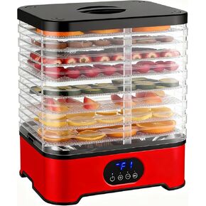 Aottop Food Dehydrator Machine, 8 Stackable BPA-Free Trays, 72H Timer & Temperature Control 158°F Max, 400W Dehydrator for Food and Jerky, Fruit, Herbs, Meat, Veggies, Dog Treats. in Kuwait