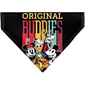 باندانا ديزني بت من ديزني فاب فايف أوريجينال باديز جروب بوز باللون الأسود سهل الارتداء على الياقة فقط in Kuwait