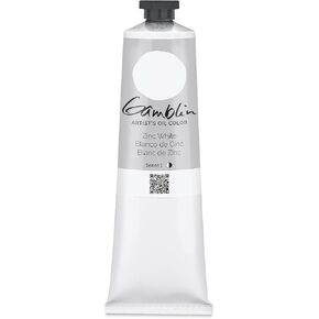 Gamblin Artist Oil Color - Zinc White - 150 ml Tube in Saudi Arabia