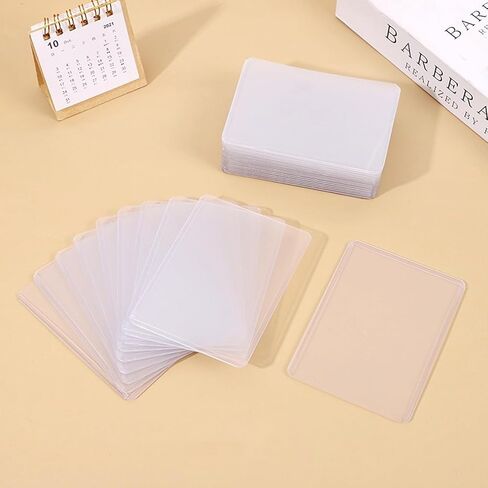 10 Pack New Medicare Card Protector Sleeves, Clear PVC Waterproof Card Holder, for ID, Credit, Business Cards, Social Security Durable and Protective in Saudi Arabia