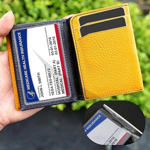 10 Pack New Medicare Card Protector Sleeves, Clear PVC Waterproof Card Holder, for ID, Credit, Business Cards, Social Security Durable and Protective in Saudi Arabia