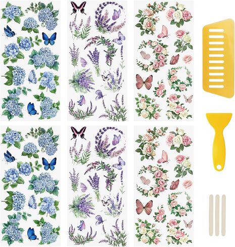 WANDIC 6 Sheets St.Patrick's Day Rub on Transfers Stickers, DIY Transfers Stickers for Furniture Waterproof Stickers Decals for Home Decorations, 15 * 30cm in Saudi Arabia