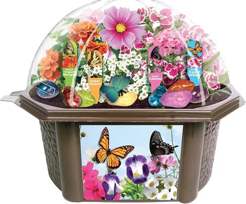 Toys by Nature Biosphere Carnivorous Creatures Terrarium Starter Kit with Complete Supplies to Grow Meat-Eating Plants! Ideal for Indoor Home Plant and Creative Displays in Saudi Arabia