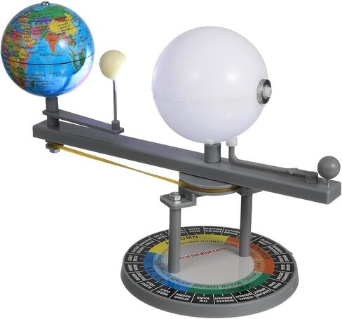 IMIKEYA Sun Earth Moon Model: Astronomical Science Instruments Three-Sphere Eclipse Simulator Educational Enhances Understanding of Celestial Movements 8. 26inch DIY Orbital in Saudi Arabia