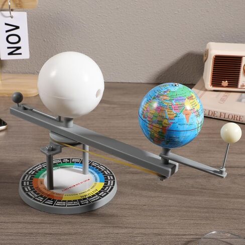 IMIKEYA Sun Earth Moon Model: Astronomical Science Instruments Three-Sphere Eclipse Simulator Educational Enhances Understanding of Celestial Movements 8. 26inch DIY Orbital in Saudi Arabia