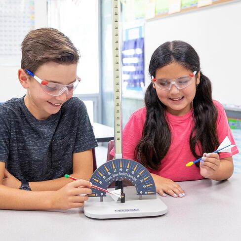 Pitsco Education Straw Rockets Getting Started Classroom Package, STEM Projects for Kids Ages 5 and Up, Rocketry Kit with 30 Kits and Launching Equipment in Saudi Arabia