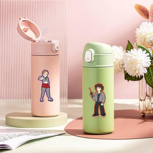 24Pcs Stranger TV Stickers, Movie Theme Charaters DIY Sticker for Activities Gifts, Crafts Goodie, Party Favors, Classroom Teacher Reward (8 Styles) in Kuwait