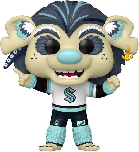فانكو بوب! تمائم NHL: Kraken - Buoy - تمائم وعلامات NHL - مجسم من الفينيل قابل للتجميع - فكرة هدية - بضائع رسمية - ألعاب للأطفال والكبار - عشاق الرياضة - مجسم نموذجي لهواة الجمع in Kuwait