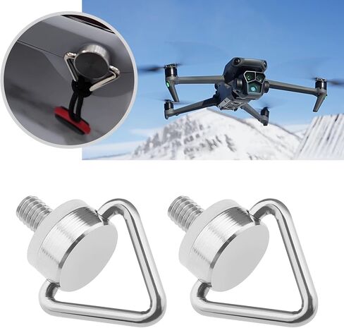 4 قطع M4 Drone عن بعد للتحكم في المسمار وحزام الكتف برغي معدني سريع التركيب متوافق مع ملحقات DJI RC/RC 2/RC Pro in Kuwait