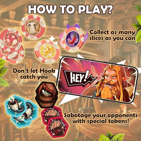 SAVANA Salami - Hilarious Bluff and Snack Party Game | Steal, Sizzle & Survive in The Tavern of Hook | 2–6 Players, Ages 8+, 15 Min Playtime | Family Game in Saudi Arabia
