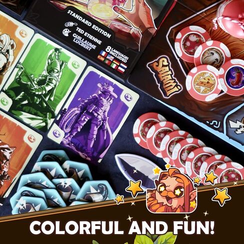SAVANA Salami - Hilarious Bluff and Snack Party Game | Steal, Sizzle & Survive in The Tavern of Hook | 2–6 Players, Ages 8+, 15 Min Playtime | Family Game in Saudi Arabia