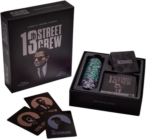 13TH STREET CREW | Bluffing, Strategy, Secret Identities | Get The Gang Together To Play This Semi Cooperative Board Game for Family Game Night | Perfect for Teens and Adults | Board Games |Card Games in Saudi Arabia