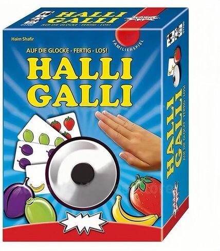 لعبة بطاقات Halli Galli Friends Board Gamefamily الصديقة للعائلة، لعبة طاولة للحفلات من 2 إلى 6 لاعبين مناسبة لعمر 18 عامًا فما فوق in Saudi Arabia