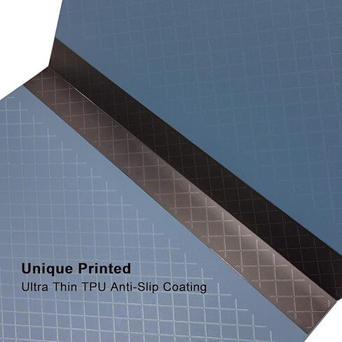 18"x12" Self Healing 3 Layer Folding Cutting Mat, Non-slip Non-reflective, Great for Crafts, Quilting, Sewing, Scrapbooking Molandi Blue (Molandi Blue) in Saudi Arabia