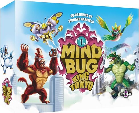 Mindbug: King of Tokyo Card Game - Epic Crossover Battle of Kaijus & Monsters, Strategic Duel Game with Dice, Energy Cubes & Creature Cards for Kids & Adults, Ages 8+, 2 Players, 15 Minute Playtime in Saudi Arabia