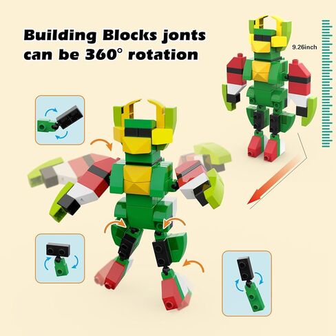 Building Blocks for Kids Ages 3-8| 8-Color Building Bricks for Toddlers Development, Creativity, and Motor Skills| 209-piece Toy Building Sets for Ideal Christmas/Birthday Gifts for Boys & Girls in Saudi Arabia