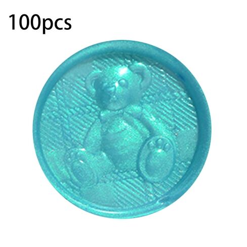 100 Glitter Wax Seal Beads Octagons - Sealing Wax Beads for Envelope, Card, Letter & Invitation Packages - 100 Pcs in Saudi Arabia