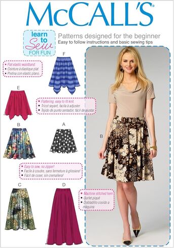 McCall's Pattern Company M6994 Misses' Skirts, Size Y (X-Small-Small-Medium) in Saudi Arabia