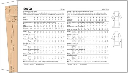Simplicity SS9602H5 Misses' Caftan and Wrap Sewing Pattern Packet, Design Code S9602, Sizes 6-8-10-12-14 in Saudi Arabia