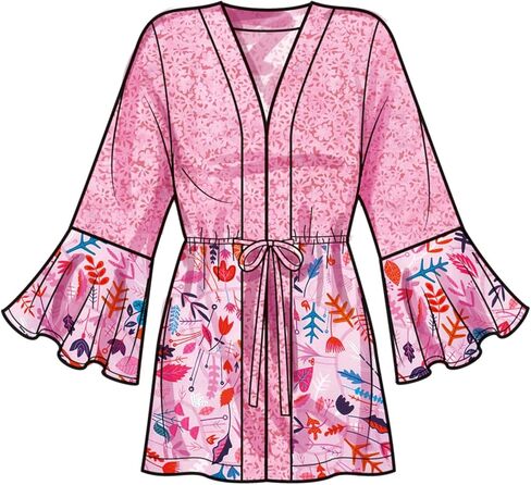 Simplicity SS9602H5 Misses' Caftan and Wrap Sewing Pattern Packet, Design Code S9602, Sizes 6-8-10-12-14 in Saudi Arabia