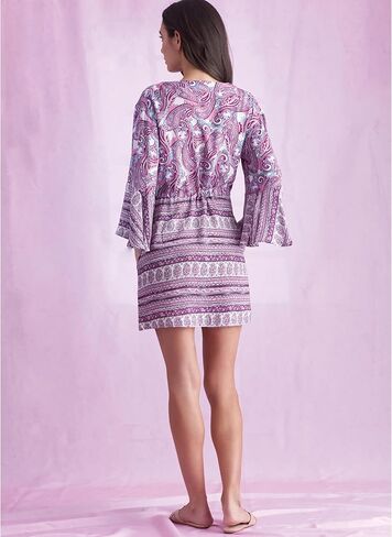 Simplicity SS9602H5 Misses' Caftan and Wrap Sewing Pattern Packet, Design Code S9602, Sizes 6-8-10-12-14 in Saudi Arabia