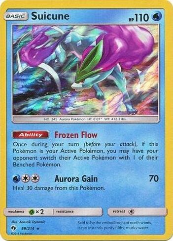 Suicune - 59/214 - Holo Rare in Kuwait