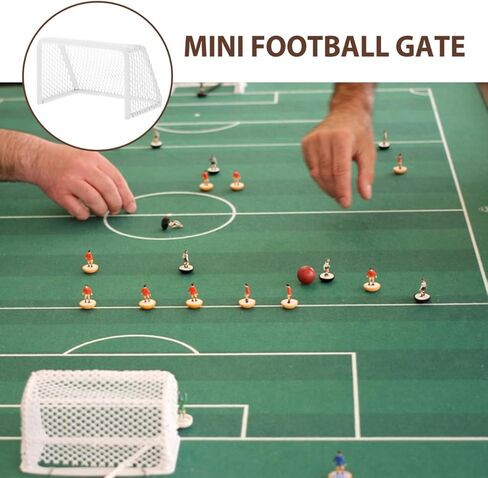 KESYOO Miniature Soccer Goal for Dollhouse Portable Tiny Football Net for Dollhouse Decor Fish Tank Play and Mini Sports Games Enhances Motor Skills and Coordination in Saudi Arabia