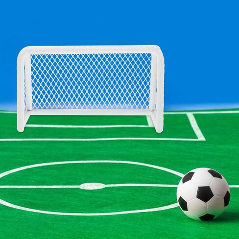 KESYOO Miniature Soccer Goal for Dollhouse Portable Tiny Football Net for Dollhouse Decor Fish Tank Play and Mini Sports Games Enhances Motor Skills and Coordination in Saudi Arabia